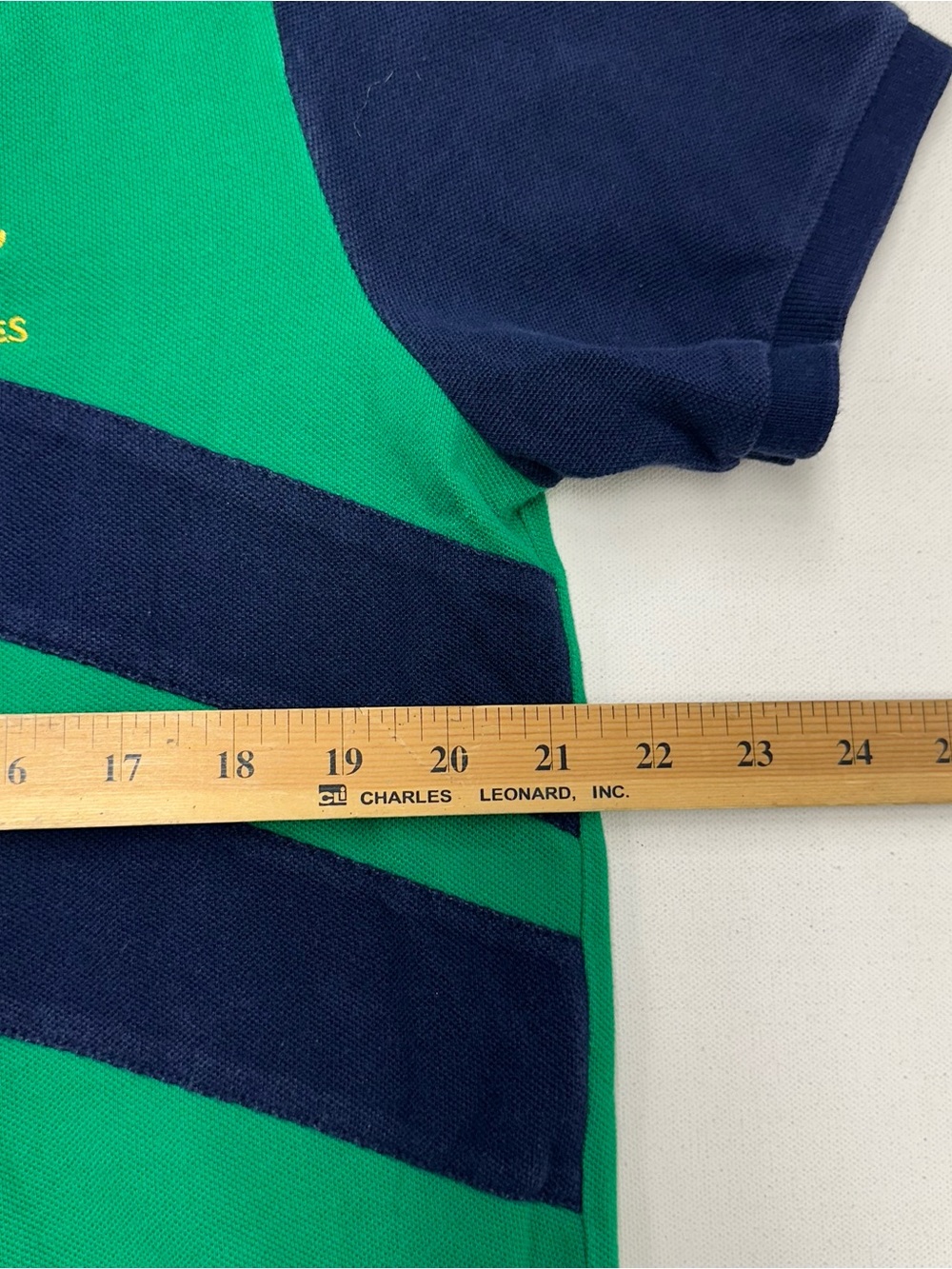 Vintage Polo Ralph Lauren Racing Stables Preppy Polo Tee Early 2000s Mens Large - Picture 6 of 8